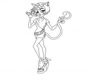 Coloriage monster high toralei stripe