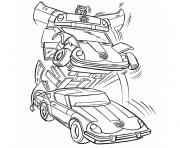 Coloriage transformers voiture