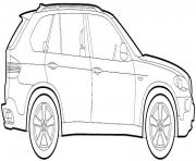 Coloriage image voiture bmw 2009