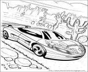 Coloriage voitures hot wheels