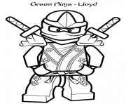 Dessin green ninjago llyod lego