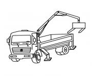 Coloriage camion renault