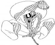 Coloriage spiderman 141
