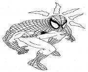 Coloriage spiderman 186