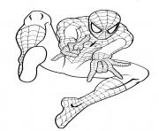 Coloriage spiderman 33