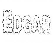 Coloriage Edgar