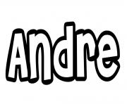 Coloriage Andre
