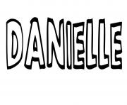 Coloriage Danielle