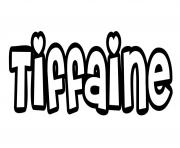 Coloriage Tiffaine
