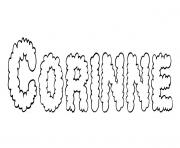 Coloriage Corinne