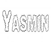 Coloriage Yasmin