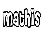 Coloriage Mathis