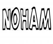 Coloriage Noham