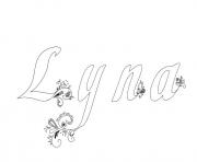 Coloriage Lyna