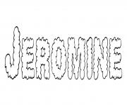 Coloriage Jeromine