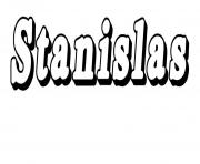 Coloriage Stanislas