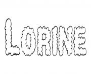 Coloriage Lorine