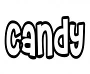 Coloriage Candy