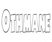 Coloriage Othmane