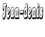 Coloriage Jean denis