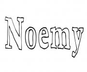 Coloriage Noemy
