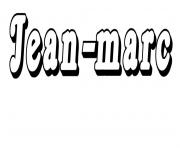 Coloriage Jean marc