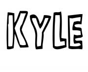 Coloriage Kyle