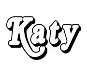 Coloriage Katy