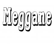 Coloriage Meggane