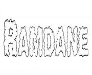 Coloriage Ramdane