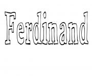 Coloriage Ferdinand