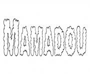 Coloriage Mamadou