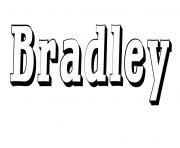 Coloriage Bradley