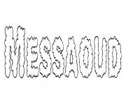 Coloriage Messaoud