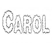 Coloriage Carol