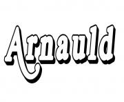 Coloriage Arnauld