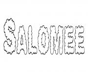 Coloriage Salomee