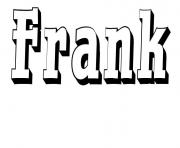 Coloriage Frank