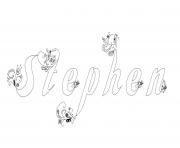 Coloriage Stephen