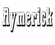 Coloriage Aymerick