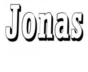 Coloriage Jonas