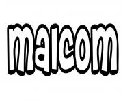 Coloriage Malcom