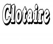 Coloriage Clotaire