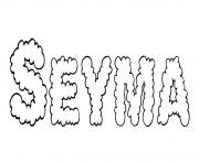 Coloriage Seyma