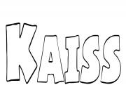 Coloriage Kaiss