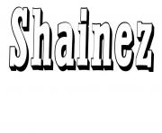 Coloriage Shainez