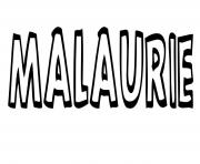Coloriage Malaurie