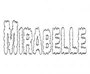 Coloriage Mirabelle