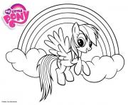 Coloriage my little poney 8