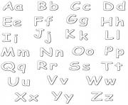 Coloriage noel alphabet